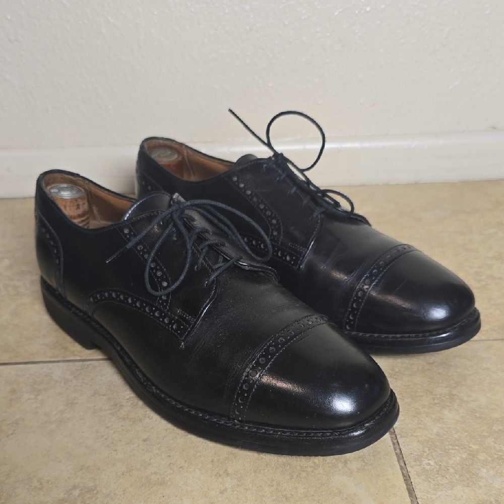 Allen Edmonds Classic Black Brogue Oxfords